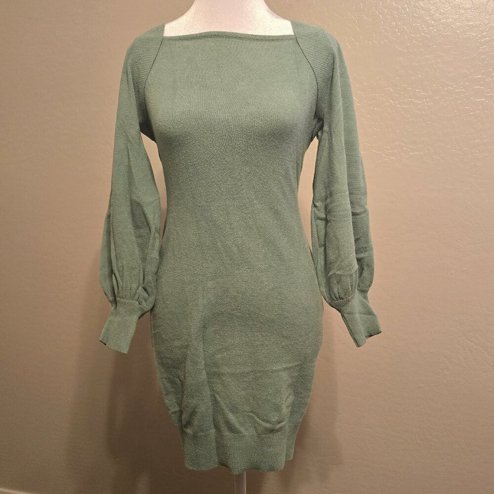 Long Sleeve Bodycon Sweater Dress